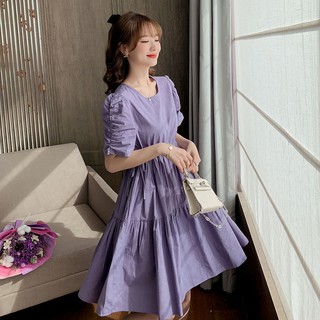 Korean purple dress sale