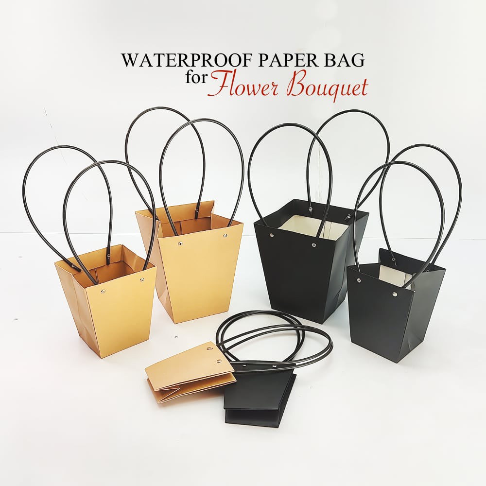 Waterproof Flower Bouquet Bag / Kraft Paper Bag for Flower Bouquet
