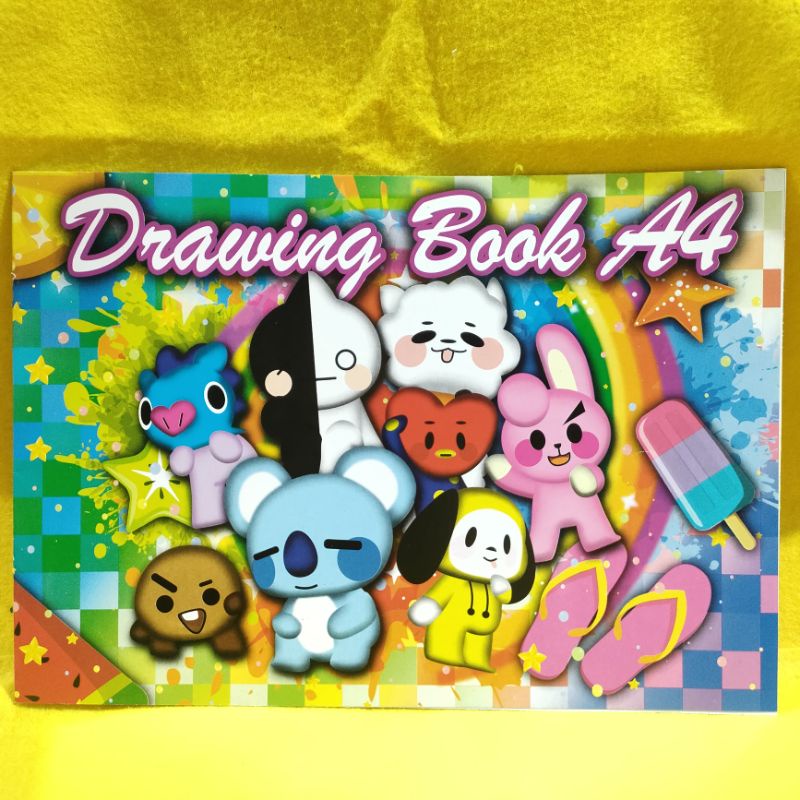 Fancy Drawing book A4 Size/Drawing book (1Pcs) Shopee Malaysia