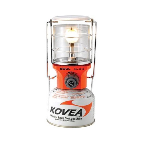 Lanterne à gaz Kovea KL-805 Premium Titan - lumineuse et durable avec pochett