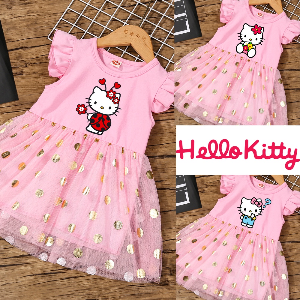 HELLO KITTY PARTY DRESS (WHITE - Prices and Promotions - Apr 2023 | Shopee  Malaysia