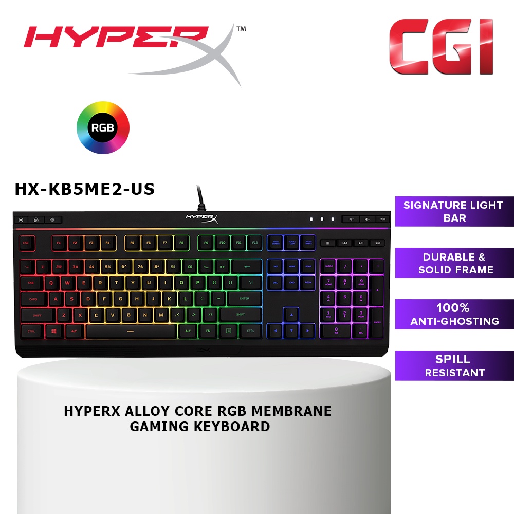 Alloy Core RGB Membrane Gaming Keyboard