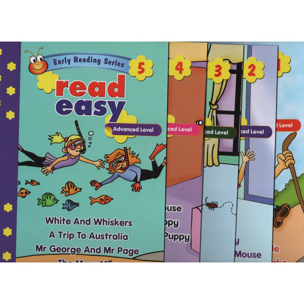 READ EASY PHONICS ADVANCED LEVEL (BOOK 1-5) | Shopee Malaysia