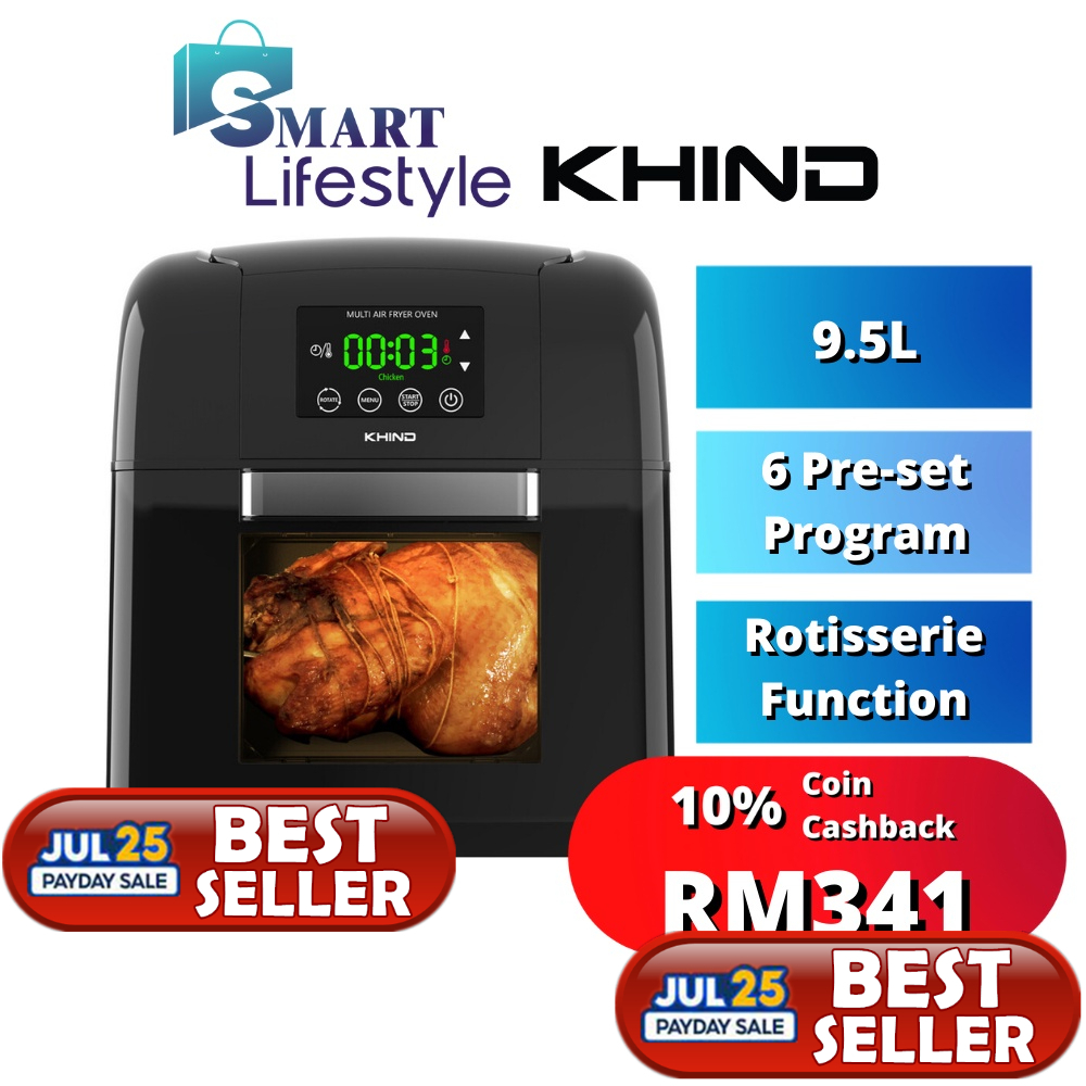 Khind Air Fryer Oven ARF9500 MAF 55A Pro 22L Air Fryer Oven