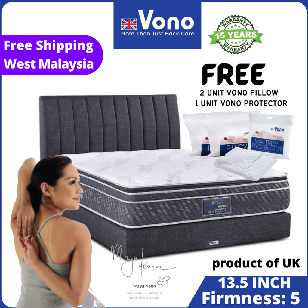 (FREE SHIPPING)New Vono Ergobed Inspire 3 Mattress (Single/Super Single