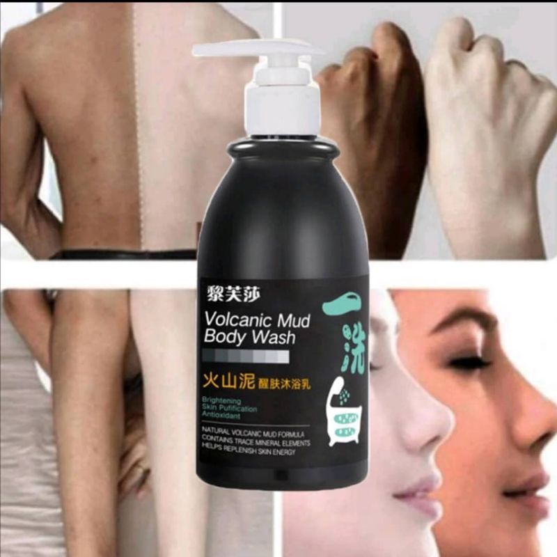 LIFUSHA Whitening Body Wash Volcanic Mud Body Wash 250ml Quick