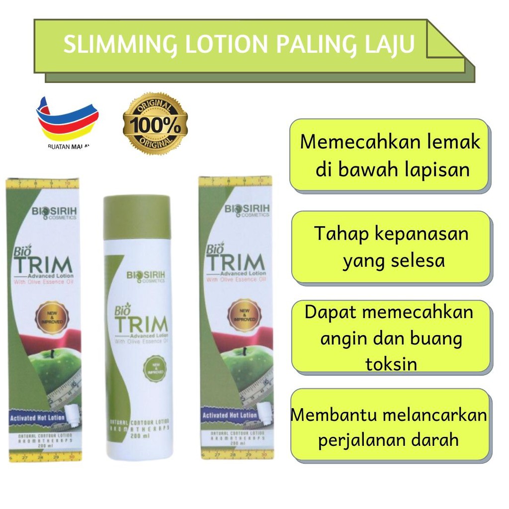 Slimming Lotion - Bio Trim Advanced Lotion | Shopee Malaysia
