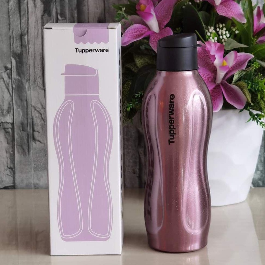 Tupperware Stainless Steel Eco Bottle (1) 880ml + Gift Box / Eco Fit