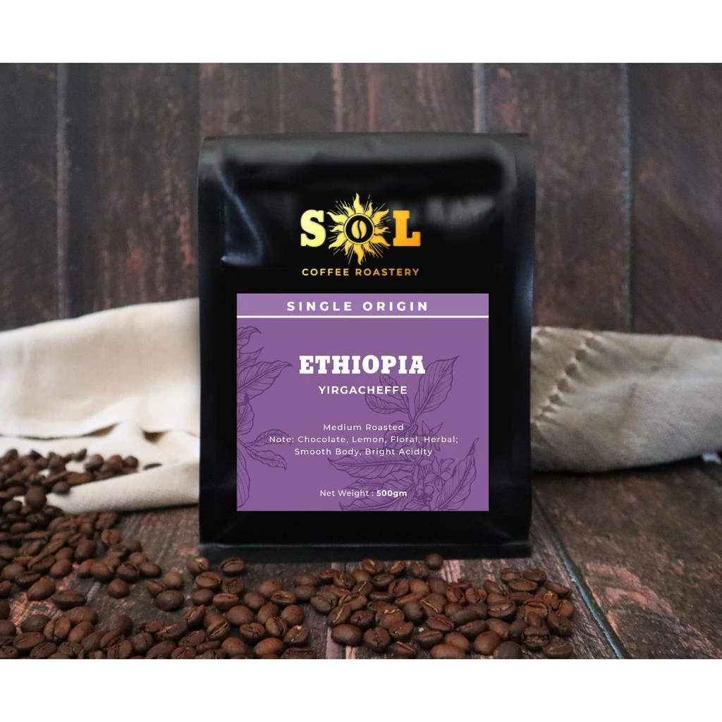 Sol Coffee Roastery Ethiopia Yirgacheffe – specialty coffee beans Malaysia