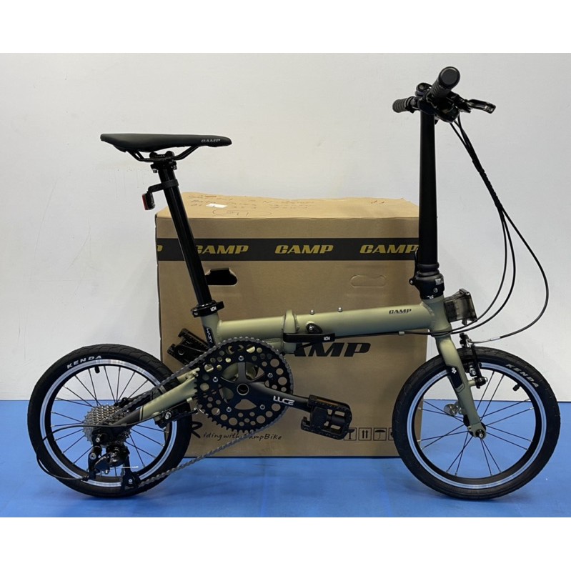 camp hazy folding bike