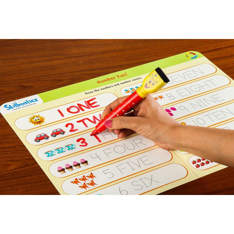 Skillmatics Preschool Champion Write & Wipe Activity Mat Kids Learning ...