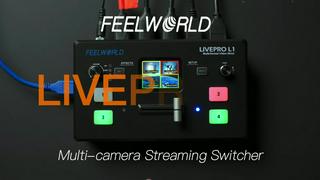 FEELWORLD LIVEPRO L1 V1 Multi Camera Video Mixer Switcher 2 Inch LCD ...