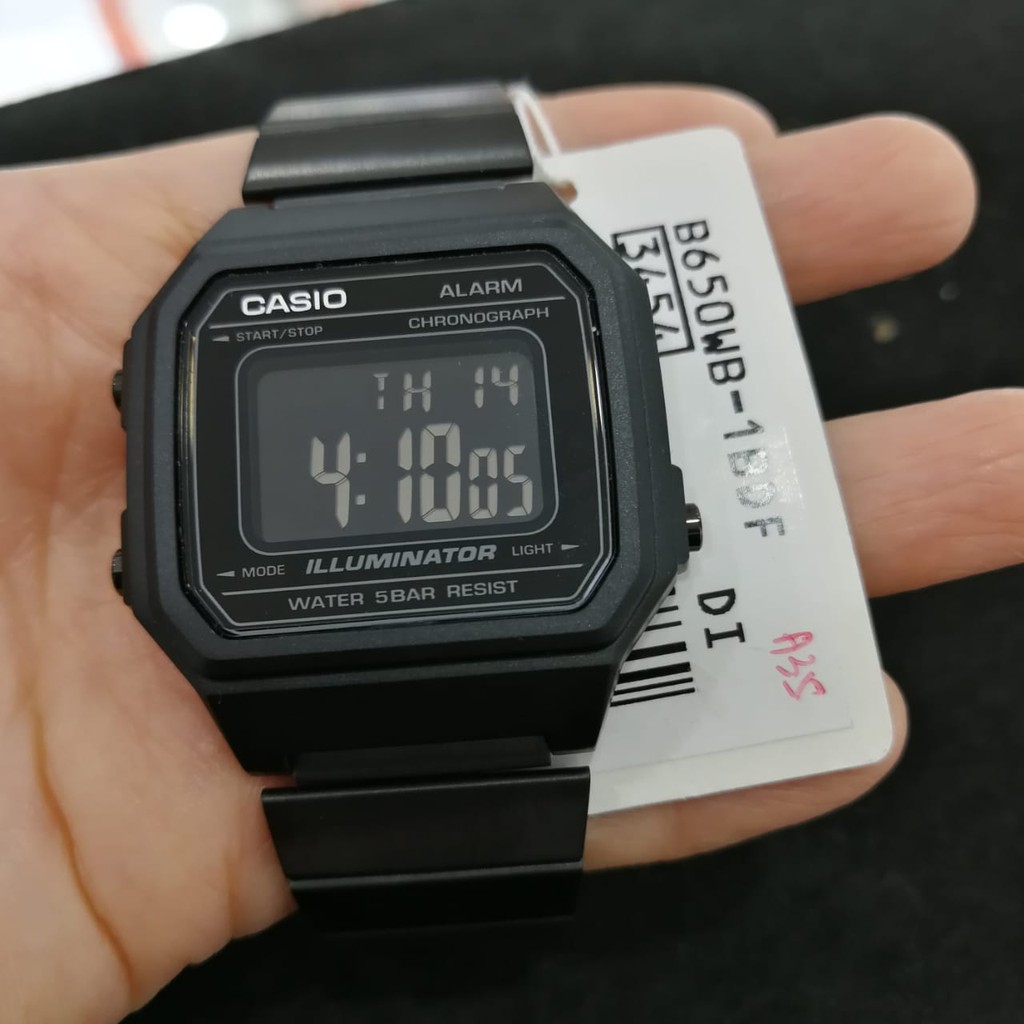 Casio b650w black store