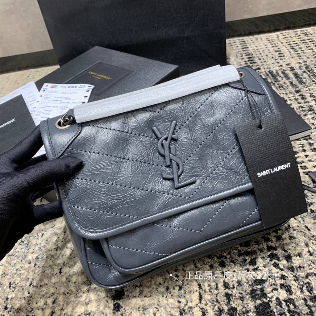 Ysl Saint Laurent niki mini size 22cm original leather version