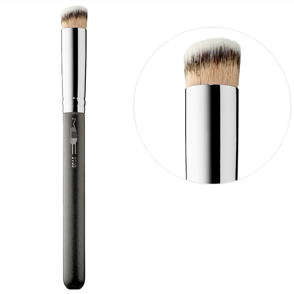 MAC 270S Synthetic Mini Rounded Slant Concealer Brush Berus Shopee Malaysia