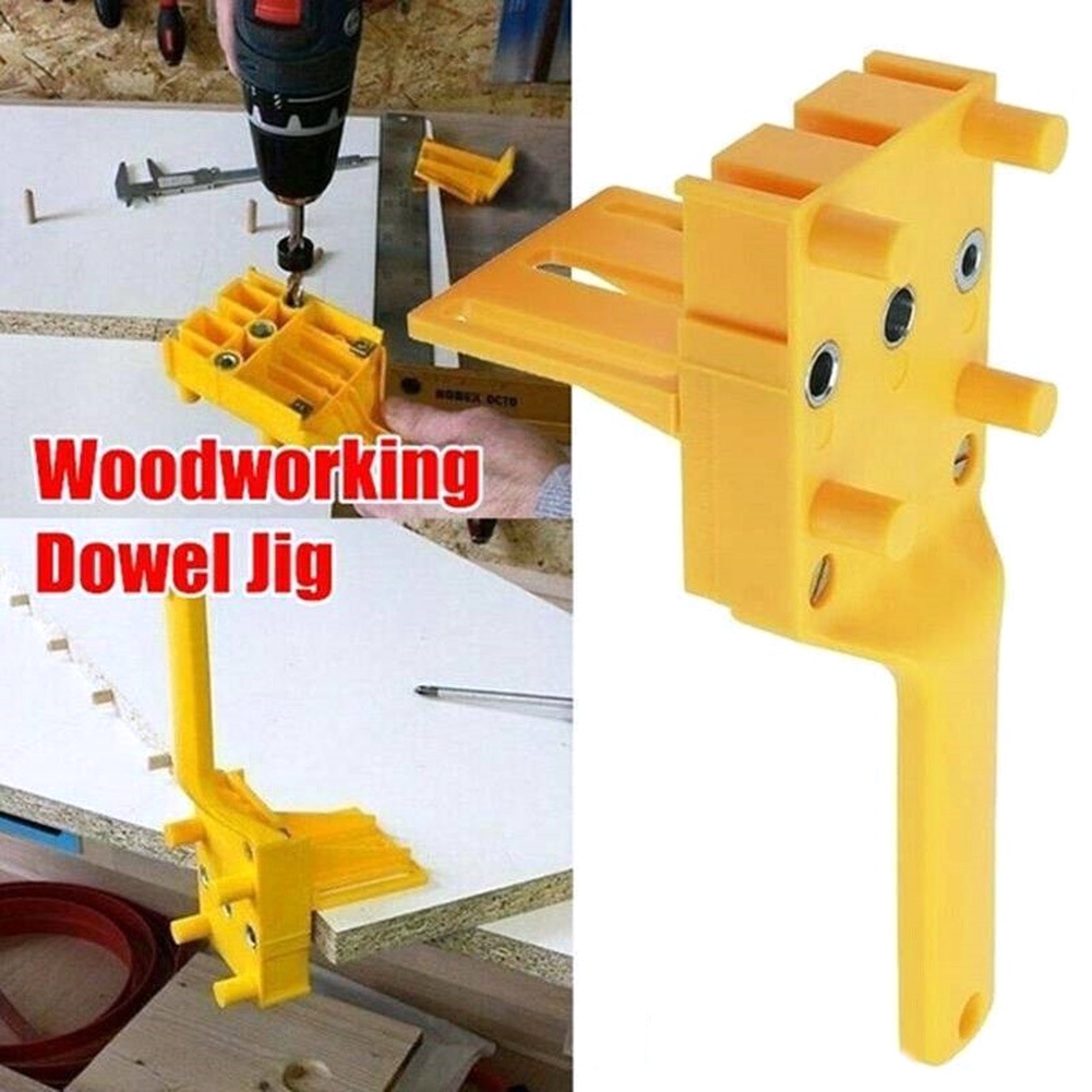 Quick Wood Doweling Jig Abs Plastic Handheld Pocket Hole Jig System Shopee Malaysia