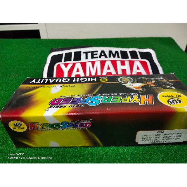 Rxz part original-gearbox racing rxz original hyperspeed | Shopee Malaysia