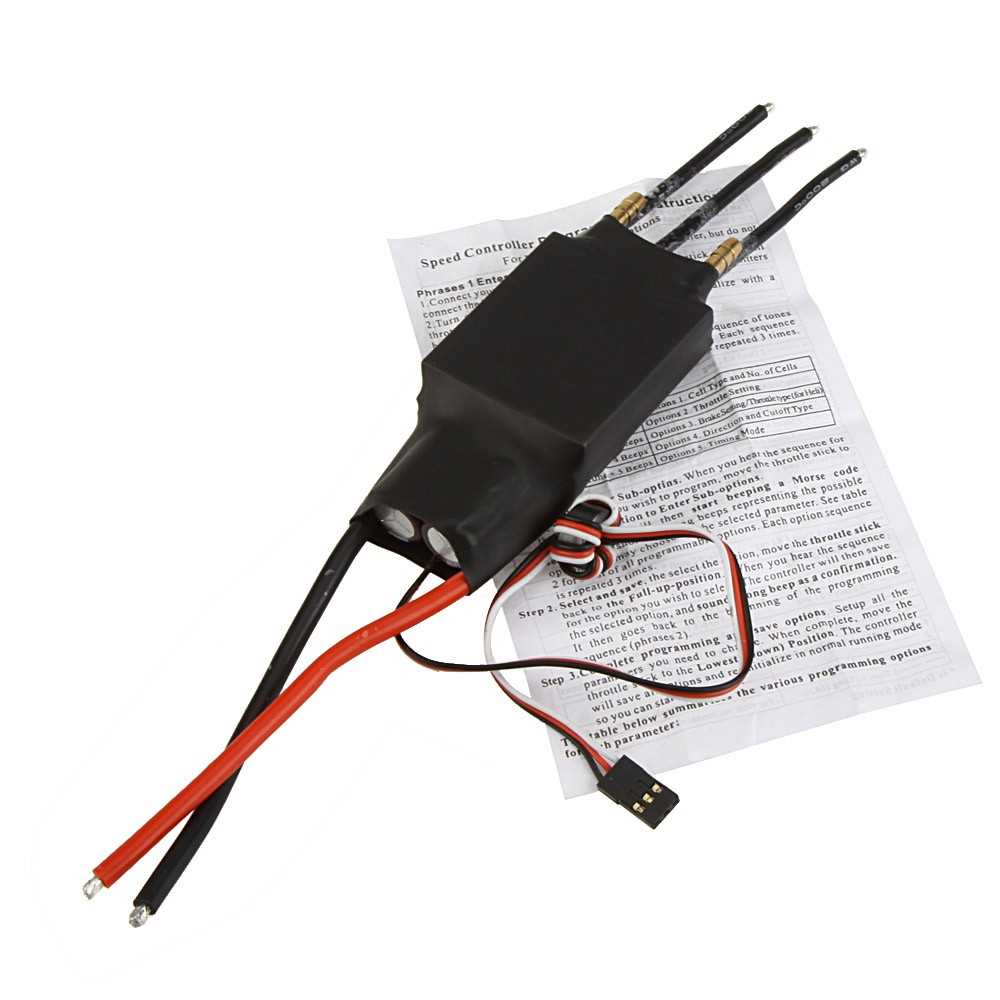 125A Brushless Water Cooling Electric Speed Controller ESC with 5V/5A ...