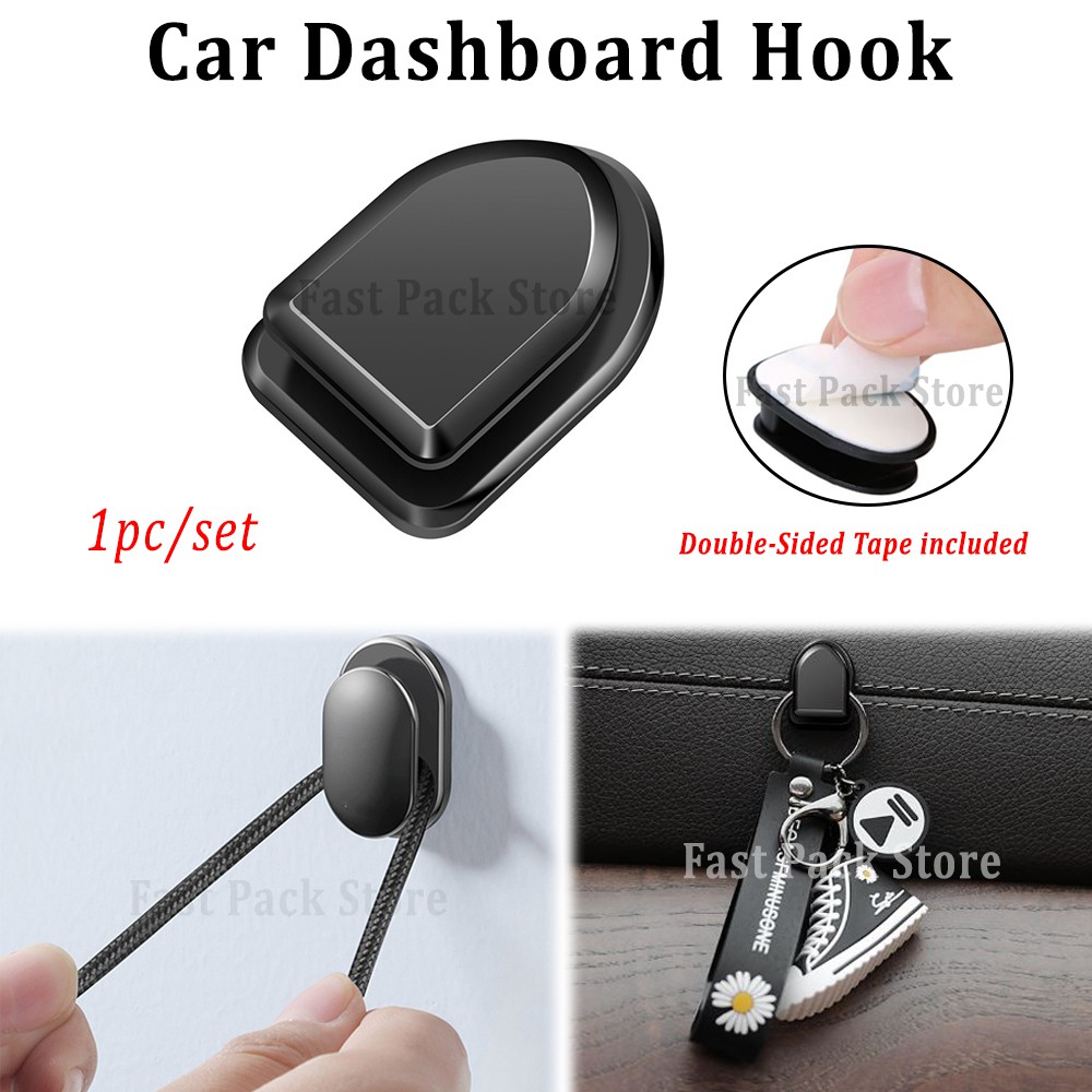 Car Dashboard Hook Universal Headrest Hanger Hooks USB Cable