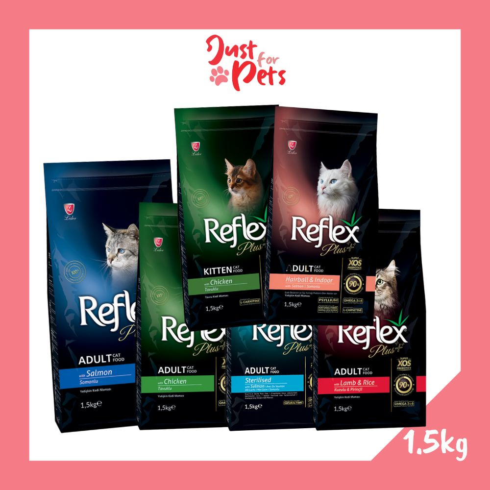 Reflex Plus 1.5kg Dry Cat Food (Kitten / Chicken / Salmon / Hairball