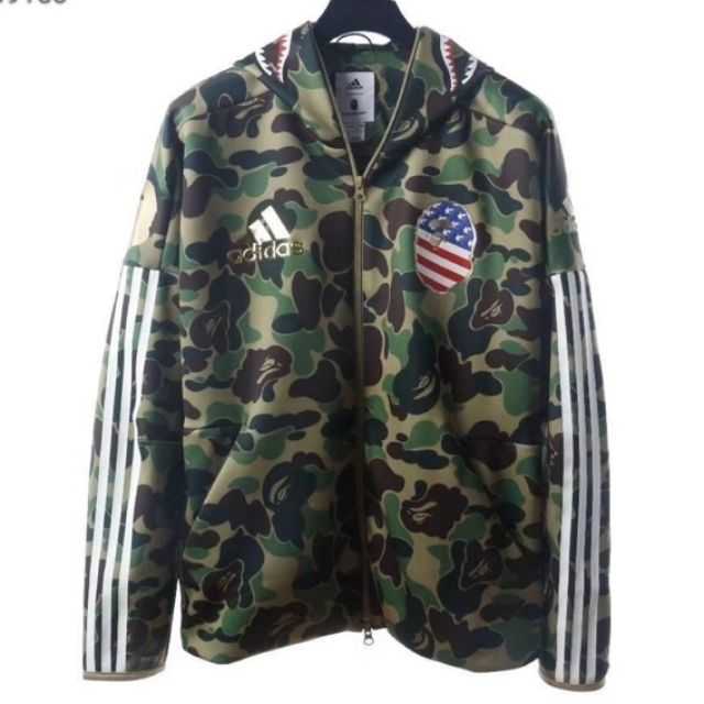 Bape adidas discount sb shark hoodie