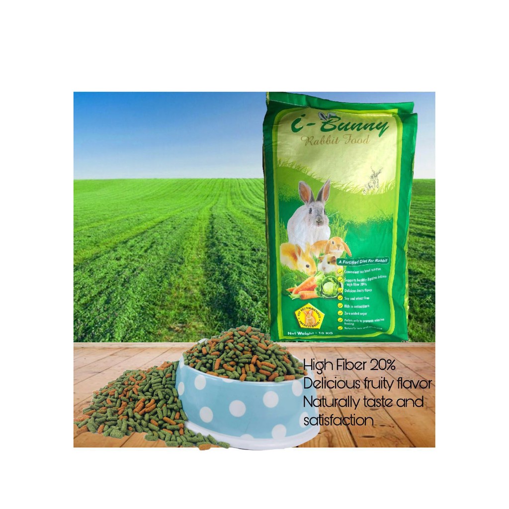 i-bunny rabbit food 1kg / hamster food 1kg (Repack) | Shopee Malaysia
