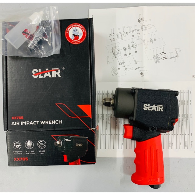 Slair air impact online wrench