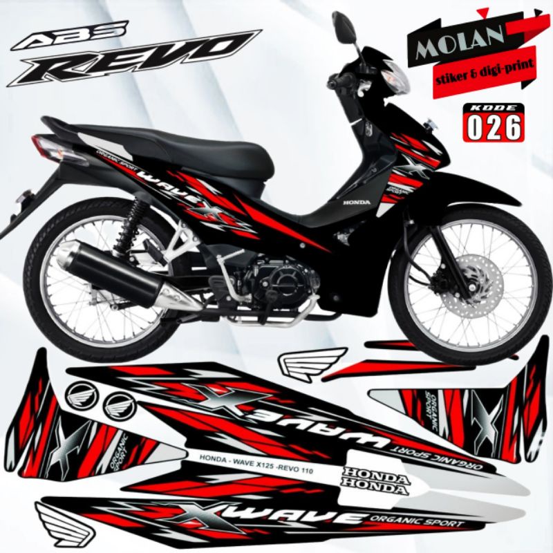 Decal Sticker Striping Variation revo Absolute 110 2010-2013/revo 110 ...