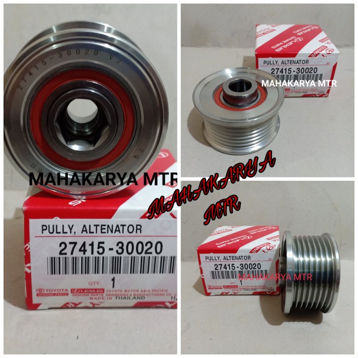 Poly pully pulley alternator inova innova hilux fortuner diesel