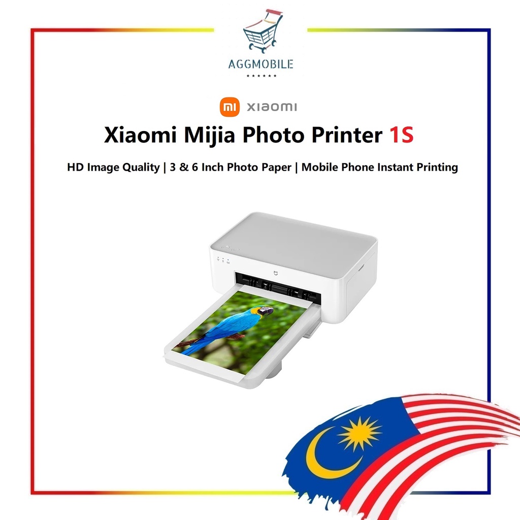 Xiaomi Mijia Photo Printer 1S [Wireless High Definition Color ...