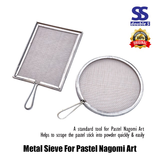 Metal Sieve For Pastel Nagomi Art/Round Sieve/ Rectangle Sieve | Shopee ...