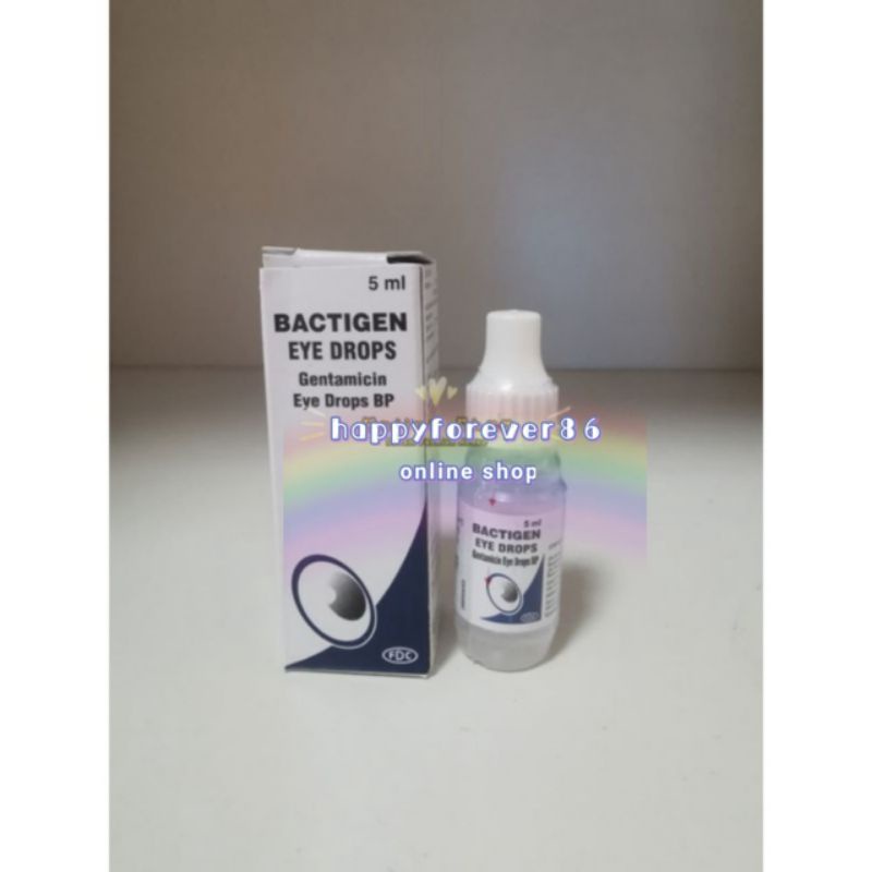 (READY STOCK)Bactigen Eye Drops Ubat Sakit Mata 5ML Shopee Malaysia