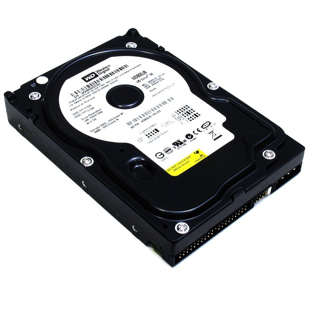 80GB WD 3.5 inch IDE PATA Desktop PC Hardisk Hard Disk Western Digital ...