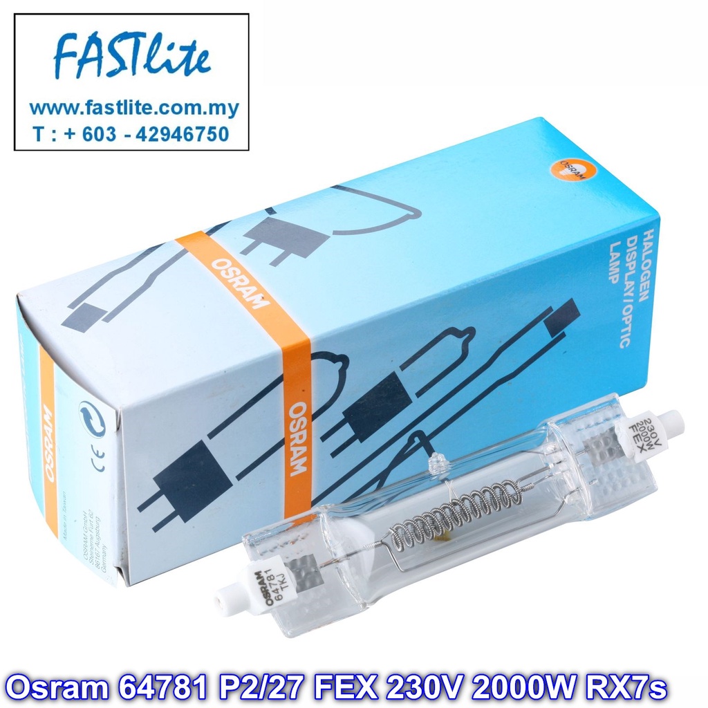 Osram 64781 2000w FEX RX7s P2/27 Lampu Studio | Shopee Malaysia