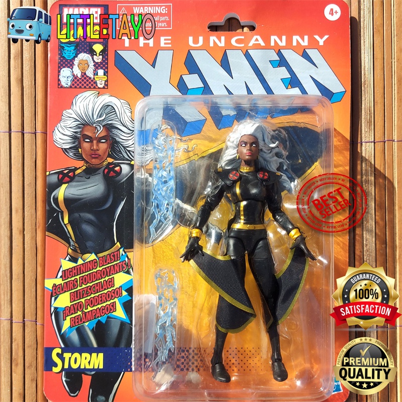 Marvel LEGENDS THE UNCANNY X-MEN STORM RETRO BLACK XMEN CYCLOPS ...