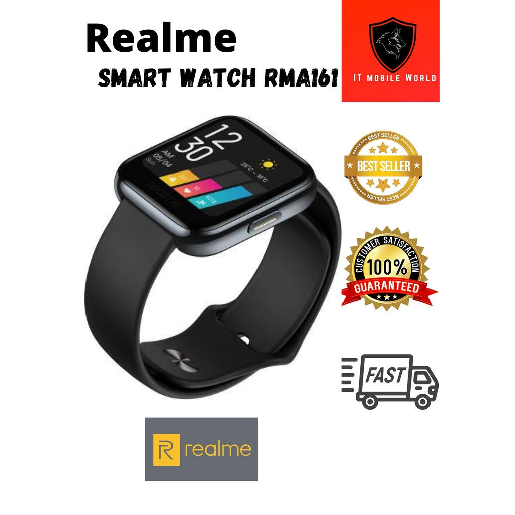 Realme Watch RMA 161 100 Original Malaysia Set Shopee Malaysia