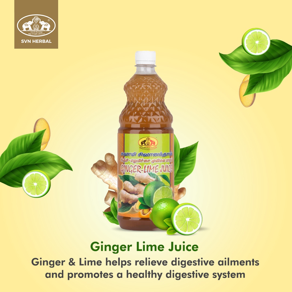 Fresh ginger and lime juice