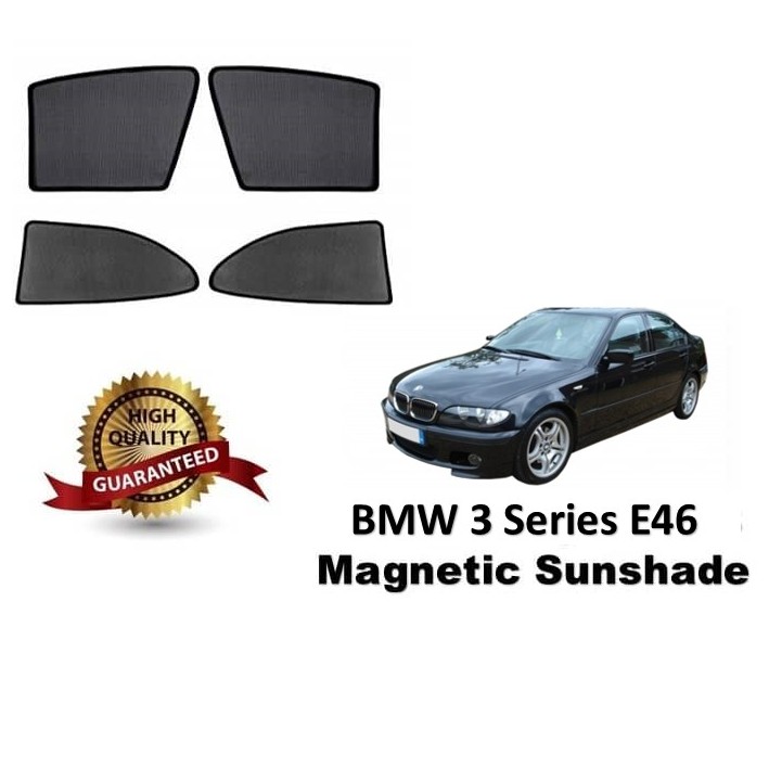 BMW 3 Series E46 1997 - 2006 Magnetic Sunshade (6pcs) Magnet Sun Shade ...