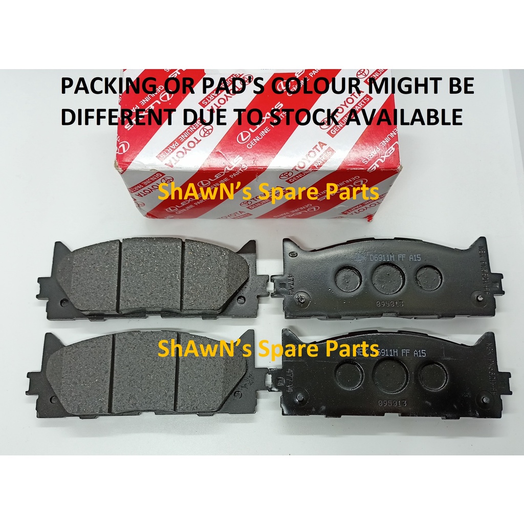 OEM Front SET Disc Brake Pad Toyota Camry ACV40 ACV41 ACV50 ACV51 ASV50