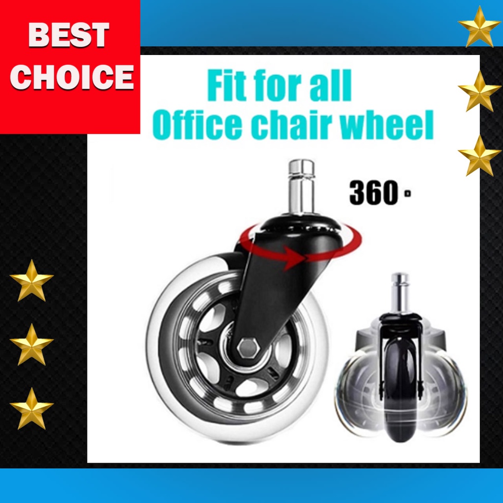 roda kerusi pejabat office/tayar kerusi roda/chair roller/chair wheel