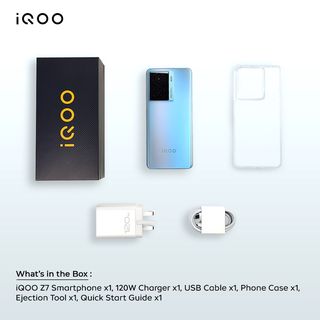 Vivo IQOO Z7 12+256 5G | 120W FlashCharge | Snapdragon 782G| 12/8GB+8GB ...