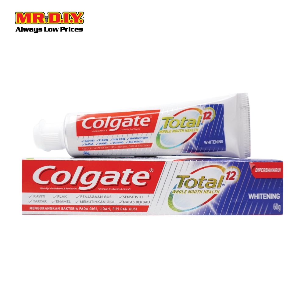 COLGATE Total Whitening Toothpaste (60g) | Shopee Malaysia