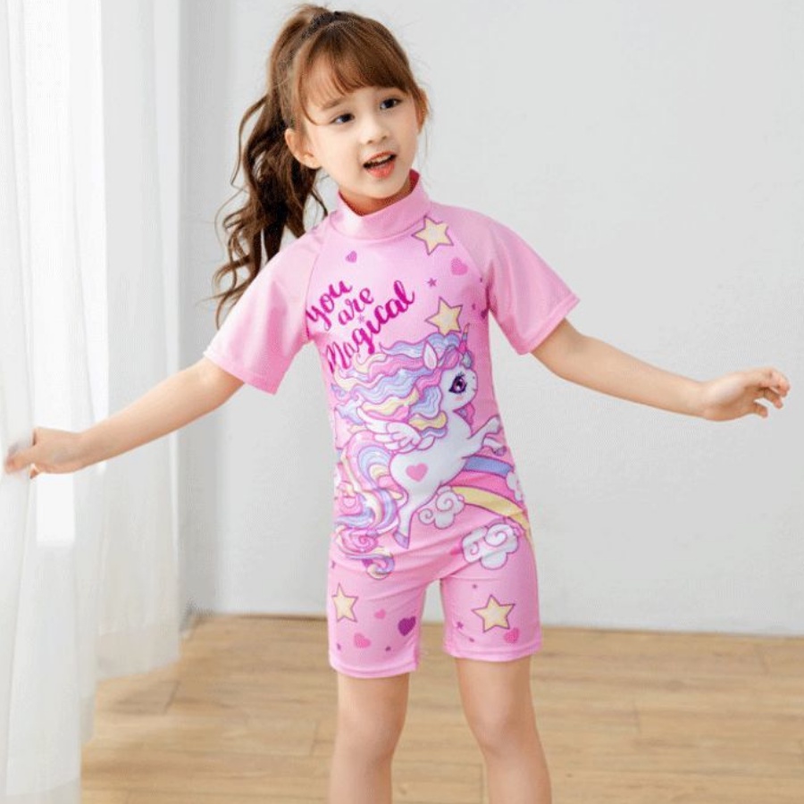 Colorful Cartoon Baby Girl Swimwear, Baby Girl Swimwear, Baby Swimwear ...