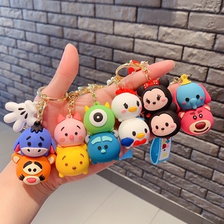 Disney Cartoon Stitch Pendant Mickey Mouse Donald Lotso Plush Key Ring Cute  Keychain Gifts For Men Plush Keychain Wallet Chain - Key Chains - AliExpress