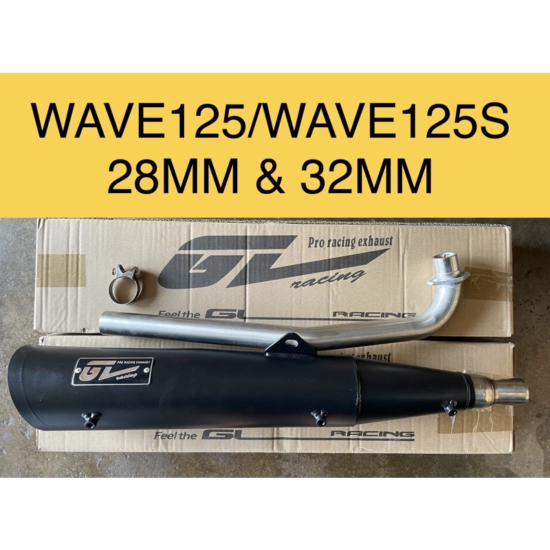 WAVE125 EXHAUST RACING CUTTING STANDARD 28MM 32MM GL FOR HONDA WAVE125 ...
