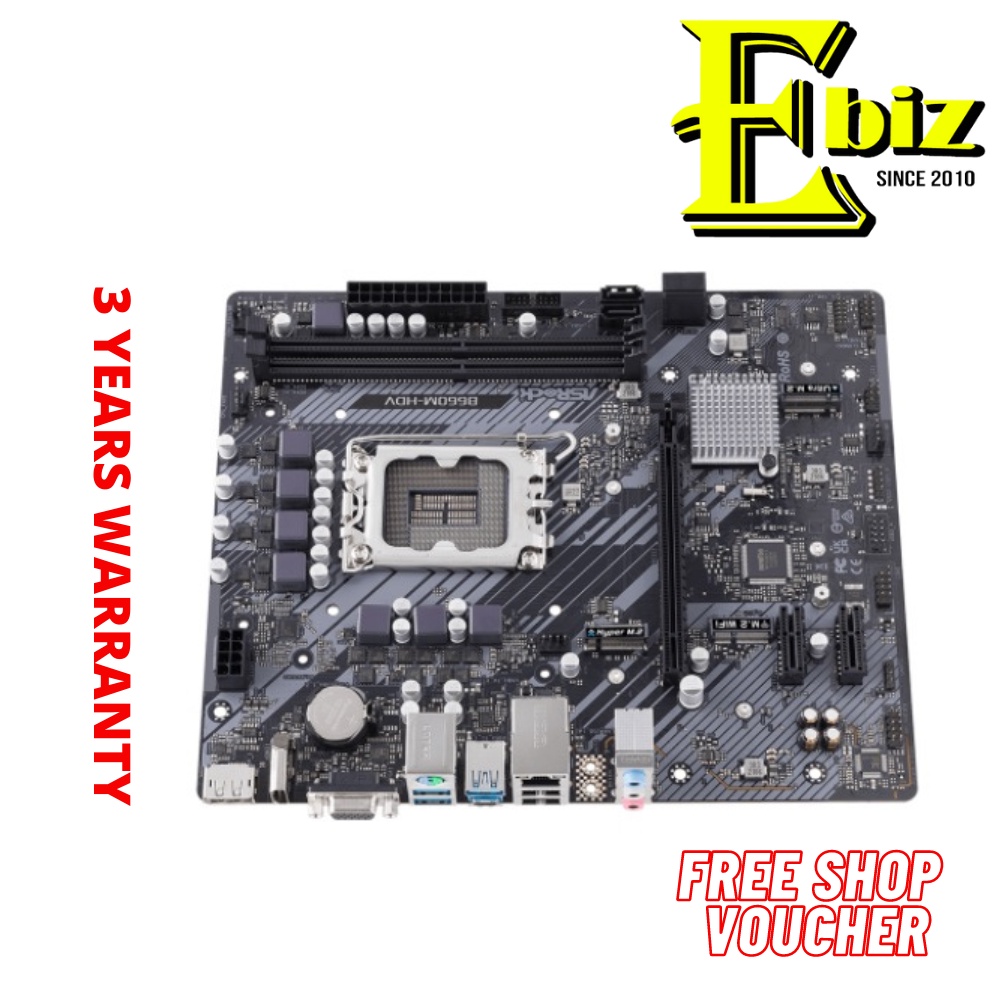 ASROCK B660M-HDV LGA1700 DDR4 MOTHERBOARD | Shopee Malaysia