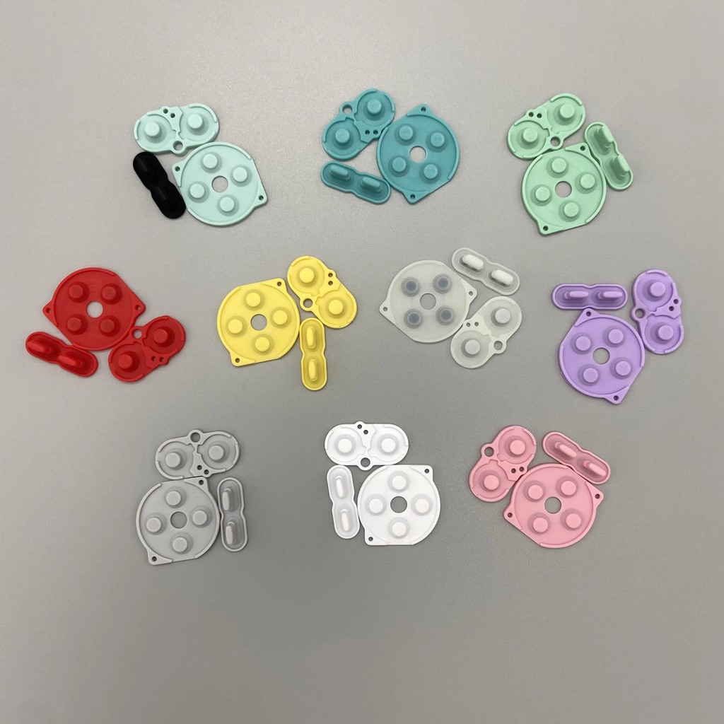 Replacement Rubber Conductive Buttons A B D Pad for GBC IPS Shell Pads ...