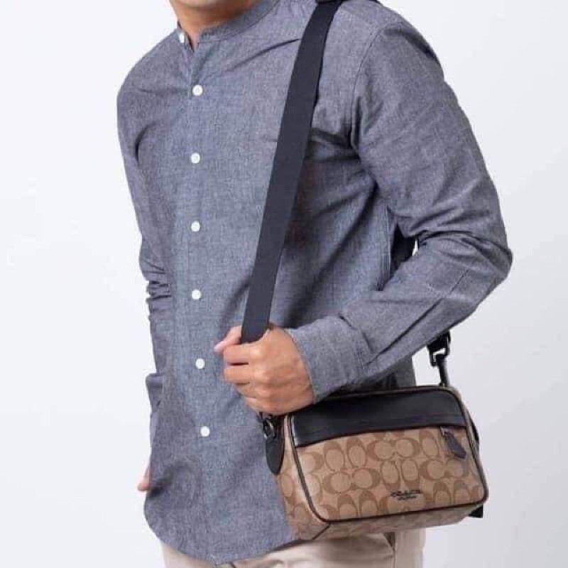 Coach Graham Crossbody In Signature Canvas F50715 L24 x H15 x W6 CM Shopee Malaysia
