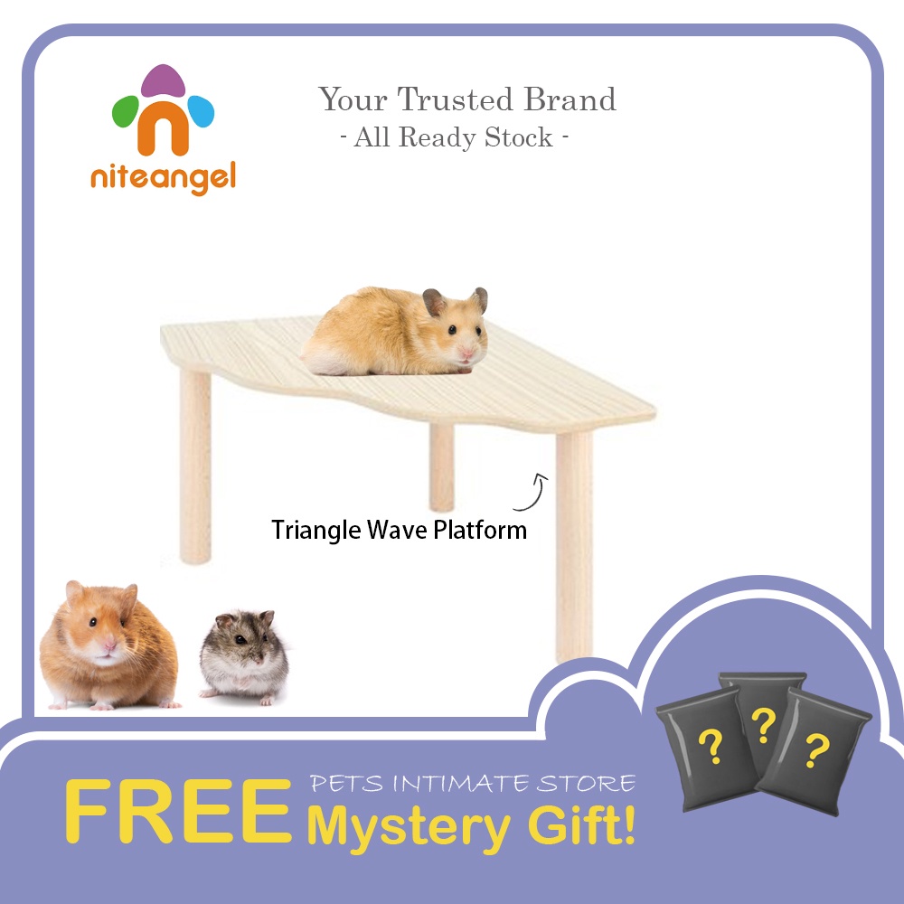 (READY STOCK) Niteangel Hamster's Triangle Wave Platform艾特仓鼠三角波浪平台 ...