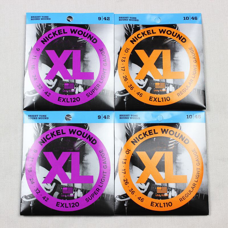 D'Addario EXL110 Nickel Wound Electric Guitar Strings, Regular Light